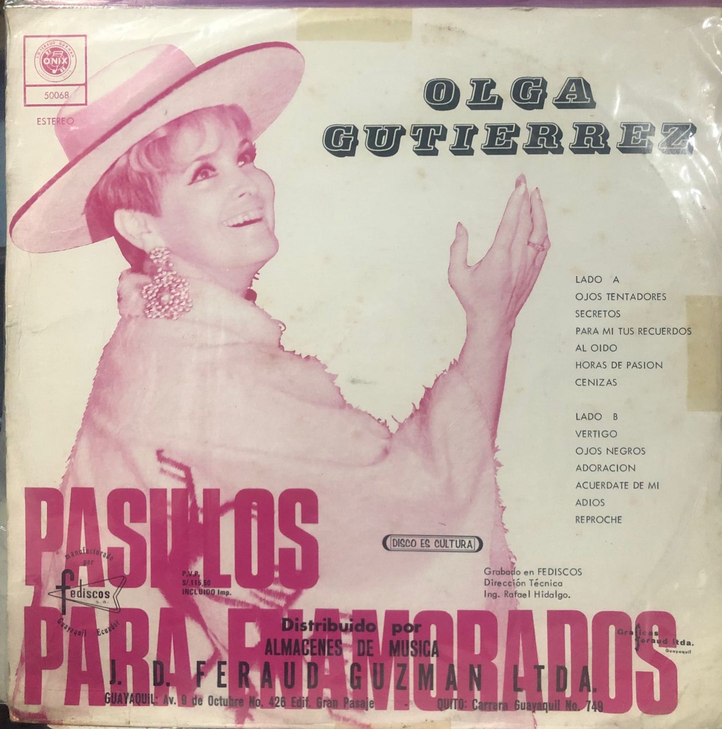 OLGA GUTIERREZ - PASILLOS PARA ENAMORADOS LP