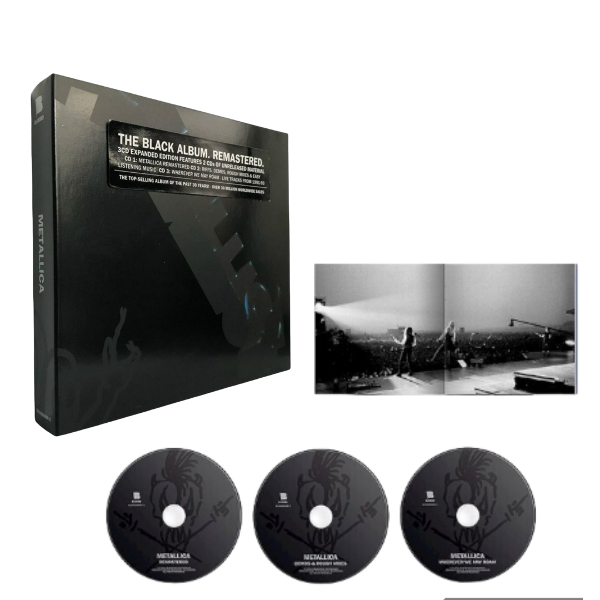 METALLICA - BLACK ALBUM  3 CDS