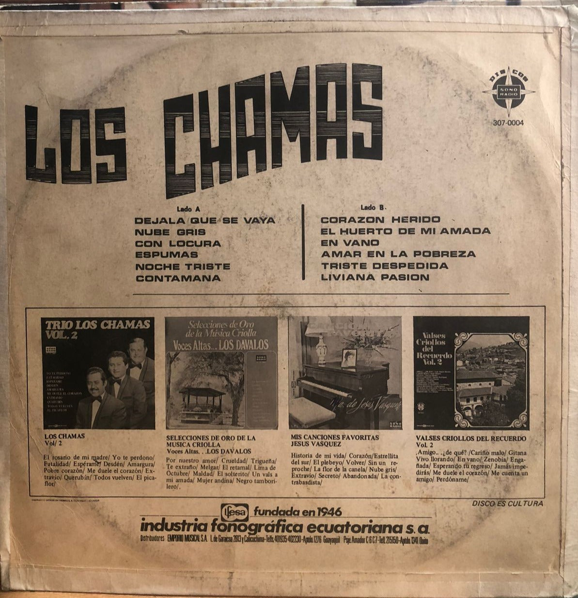 LOS CHAMAS - LOS CHAMAS  LP