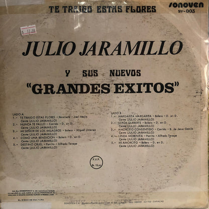 JULIO JARAMILLO - TE TRAIGO ESTAS FLORES  LP