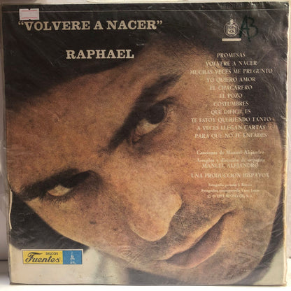 RAPHAEL - VOLVERE A NACER LP (DE EPOCA)