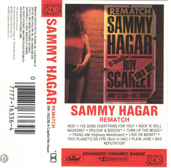 SAMMY HAGAR - REMATCH  CASSETTE