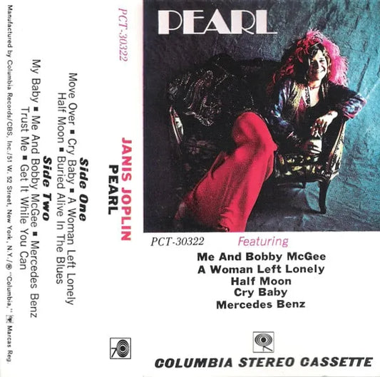 JANIS JOPLIN - PEARL  CASSETTE