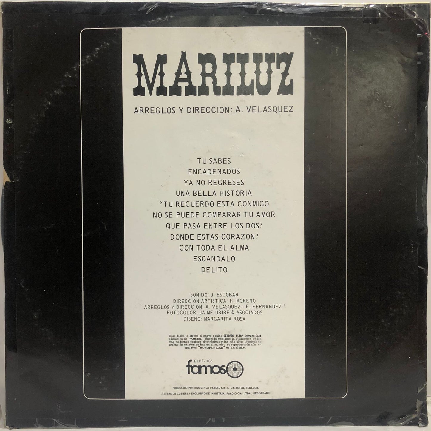 MARILUZ - MARILUZ LP