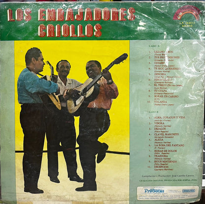 LOS EMBAJADORES CRIOLLOS - 20 VALSES DE ORO LP