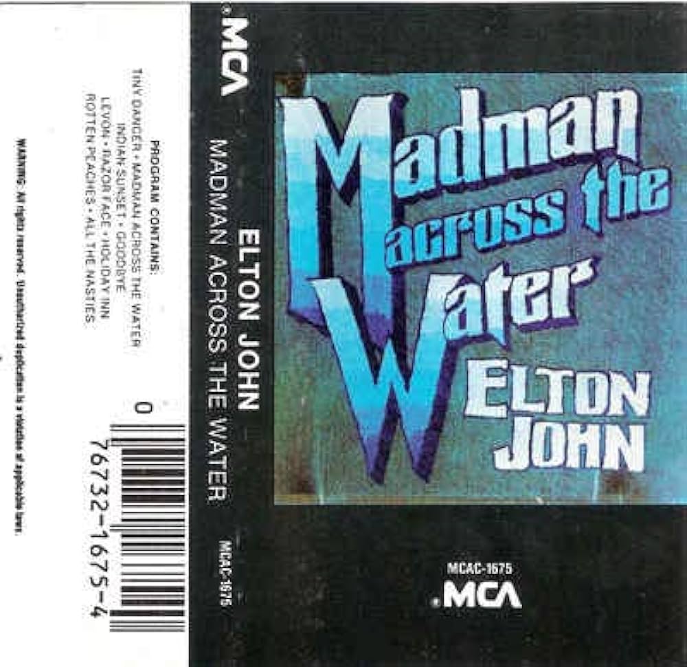 ELTON JOHN - MADMAN ACROSS THE WATER  CASSETTE