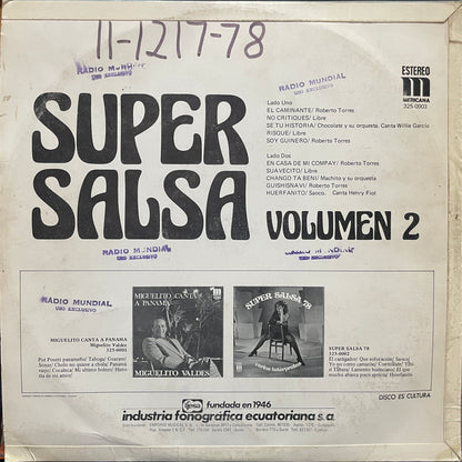 VARIOS INTERPRETES - SUPER SALSA VOLUMEN 2 LP