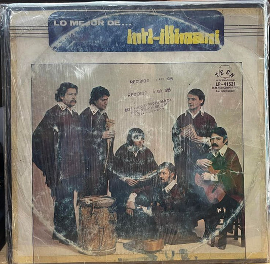 INTI -ILLIMANI - LO MEJOR DE INTI ILLIMANI LP