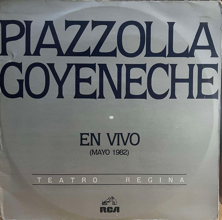PIAZZOLLA & GOYENECHE - EN VIVO (MAYO 1982) LP (DE EPOCA)