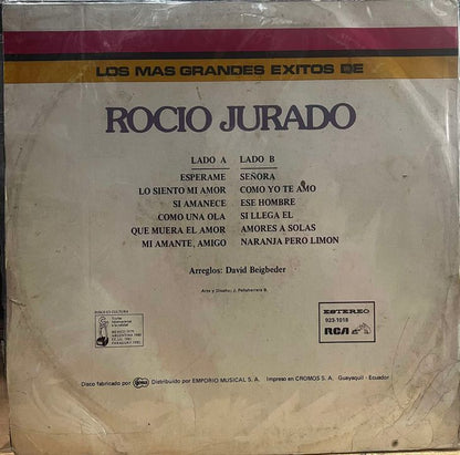 ROCIO JURADO - LOS MAS GRANDES EXITOS LP