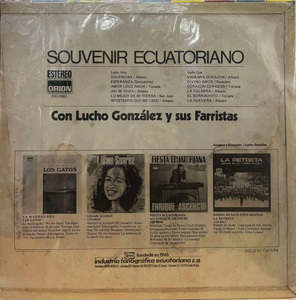 LUCHO GONZALES Y SUS FARRISTAS - SOUVENIR ECUATORIANO LP