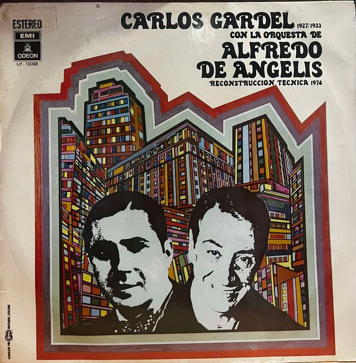 CARLOS GARDEL -CON LA ORQUESTA DE ALFREDO DE ANGELIS LP