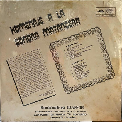 FANIA - HOMENAJE A LA SONORA MATANCERA LP (DE EPOCA)