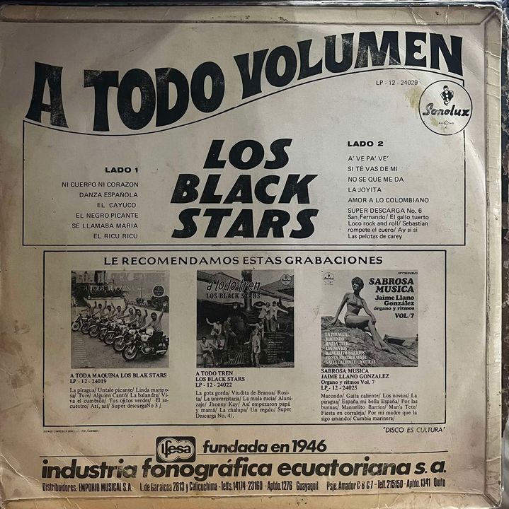 LOS BLACK STARTS - A TODO VOLUMEN LP