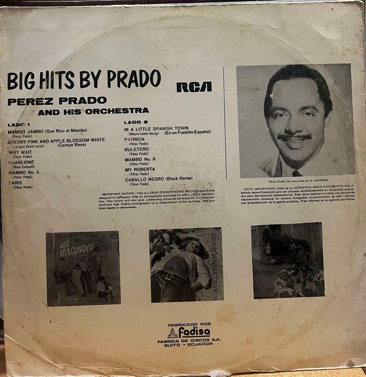 PEREZ PRADO - BIG HITS BY PRADO LP