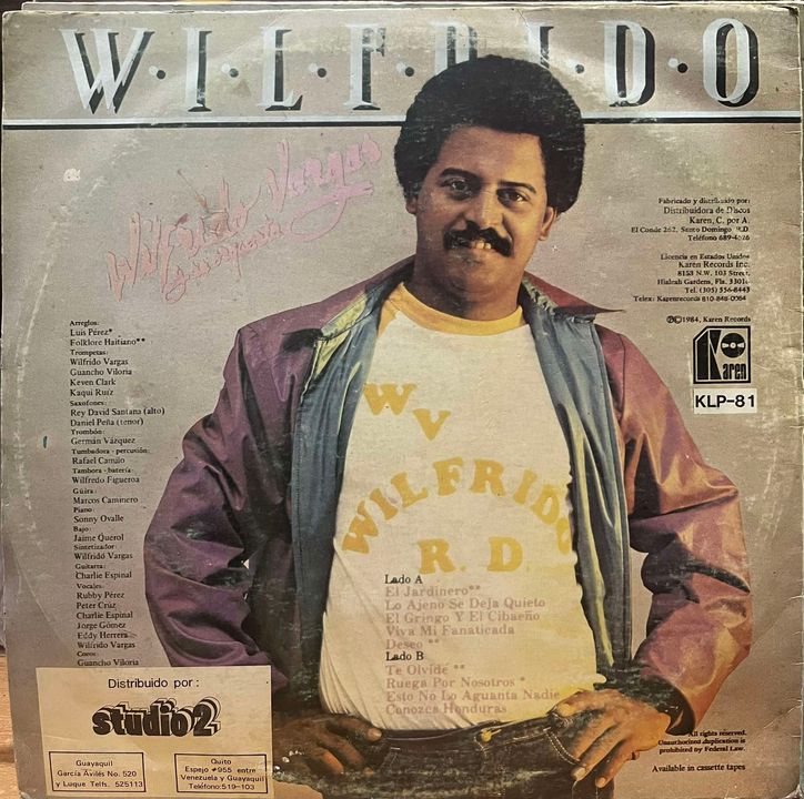 WILFRIDO VARGAS -  EL JARDINERO LP