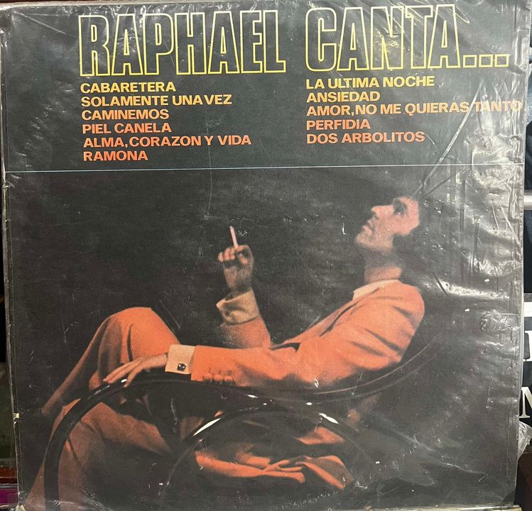 RAPHAEL - CANTA... LP (DE EPOCA)