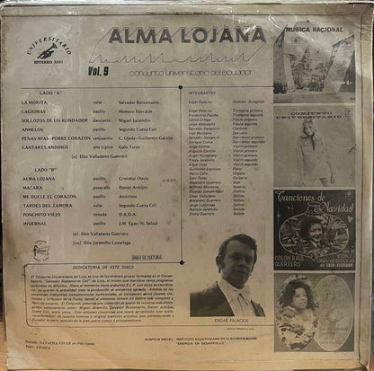 CONJUNTO UNIVERSITARIO - ALMA LOJANA VOL.9 LP