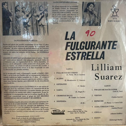 LILLIAN SUAREZ CON NALDO CAMPOS Y SU CONJUNTO - LA FULGURANTE ESTRELLA LP (DE EPOCA)