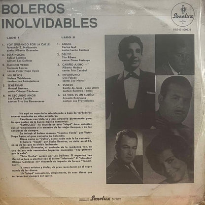 BOLEROS INOLVIDABLES -  VARIOS INTERPRETES LP