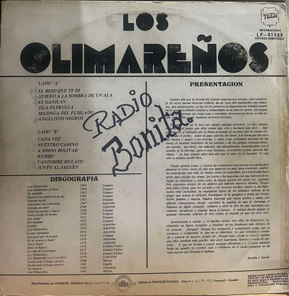 LOS OLIMAREÑOS - LOS OLIMAREÑOS LP