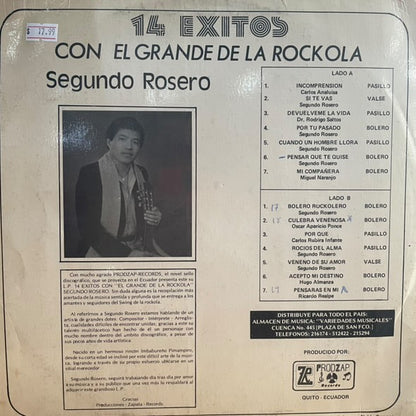 SEGUNDO ROSERO - 14 EXITOS LP (DE EPOCA)