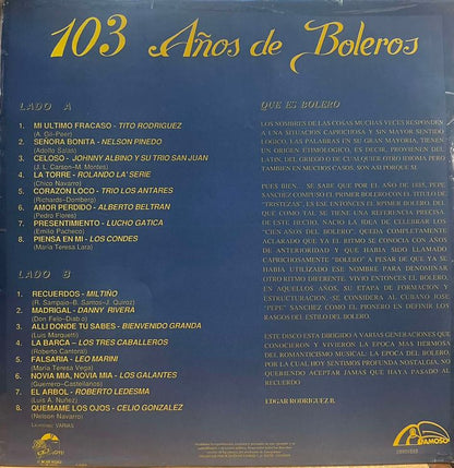 103 AÑOS DE BOLEROS-  LP