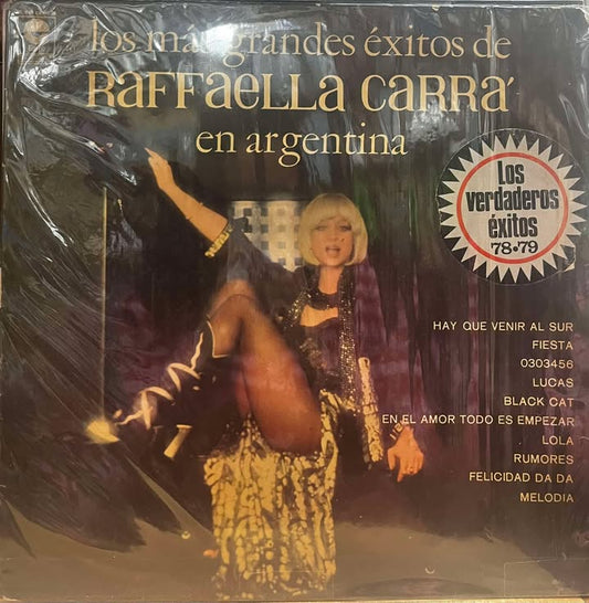 RAFFAELLA CARRA - LOS MAS GRANDES EXITOS EN ARGENTINA LP