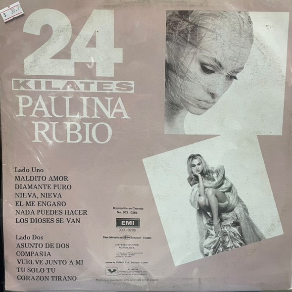 PAULINA RUBIO - 24 KILATES LP (DE EPOCA)