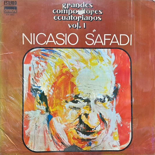 NICASIO SAFADI - GRANDES COMPOSITORES ECUATORIANOS VOL.1 LP (DE EPOCA)