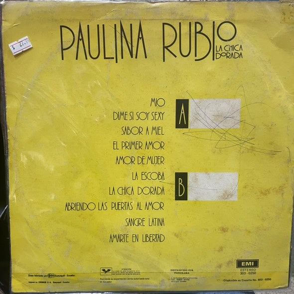 PAULINA RUBIO - PAULINA RUBIO LP (DE EPOCA)