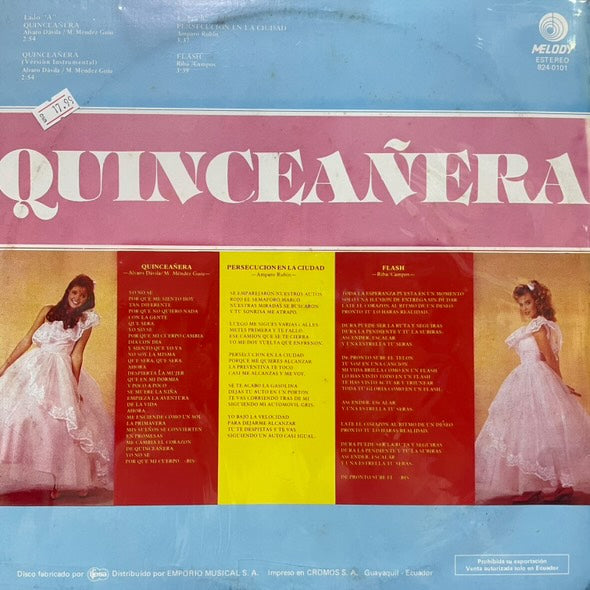 TIMBIRICHE - QUINCEAÑERA LP (DE EPOCA)