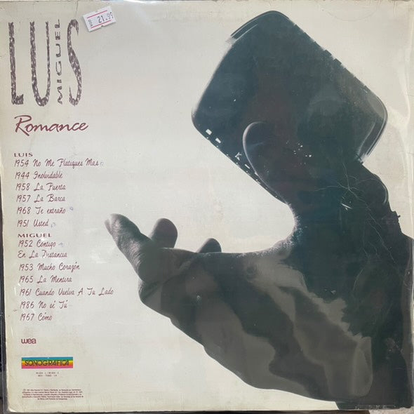 LUIS MIGUEL - ROMANCE LP (DE EPOCA) EDICION VENEZOLANA