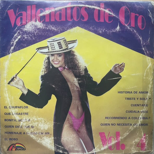 VALLENATOS DE ORO VOL.4 LP