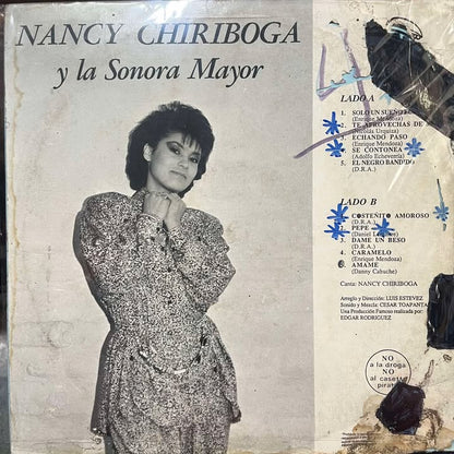 NANCY CHIRIBOGA Y LA SONORA MAYOR - TE APROVECHAS DE MI LP