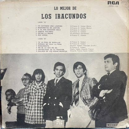 LOS IRACUNDOS - LO MEJOR VOL. II LP (DE EPOCA)