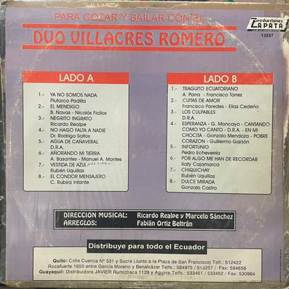 DUO VILLACRECES ROMERO - PARA GOZAR Y BAILAR LP (DE EPOCA)