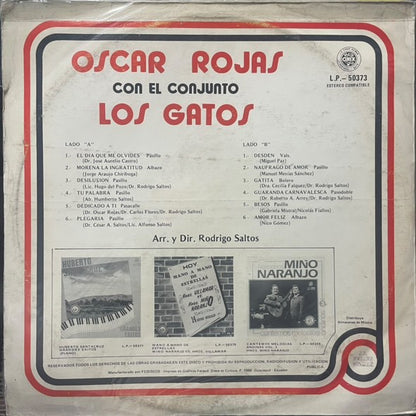 OSCAR ROJAS CON EL CONJUNTO LOS GATOS LP (DE EPOCA)
