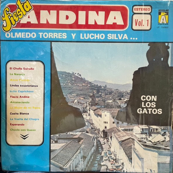OLMEDO TORRES Y LUCHO SILVA - FIESTA ANDINA LP (DE EPOCA)