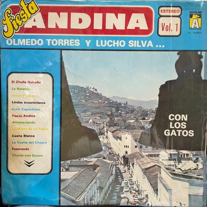 OLMEDO TORRES Y LUCHO SILVA - FIESTA ANDINA LP (DE EPOCA)