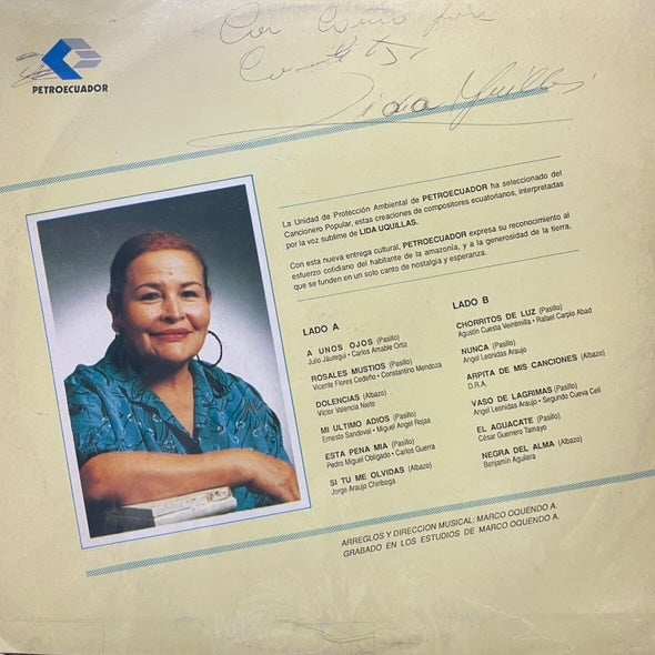LIDA UQUILLAS - HOMENAJE AL PUEBLO DE LA AMAZONIA LP (DE EPOCA)