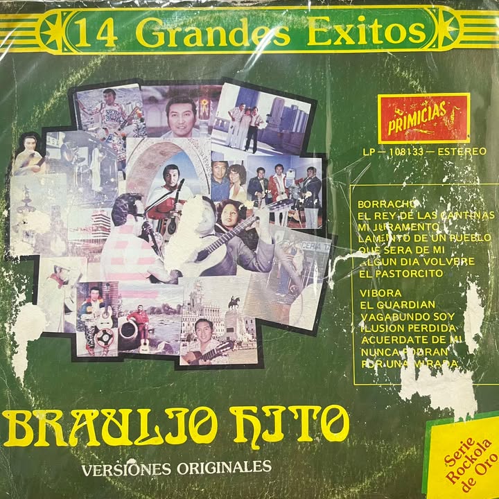 BRAULIO HITO - 14 GRANDES EXITOS LP (DE EPOCA)