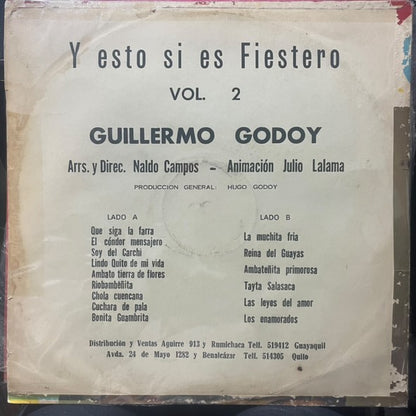 GUILLERMO GODOY - Y ESTO SI ES FIESTERO VOL.2 LP (DE EPOCA)