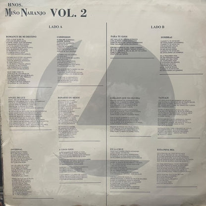 HNOS MIÑO NARANJO - CIRCULO DE LECTORES VOL.2 LP (DE EPOCA)