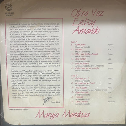 MARUJA MENDOZA - OTRA VEZ ESTOY AMANDO LP (DE EPOCA)