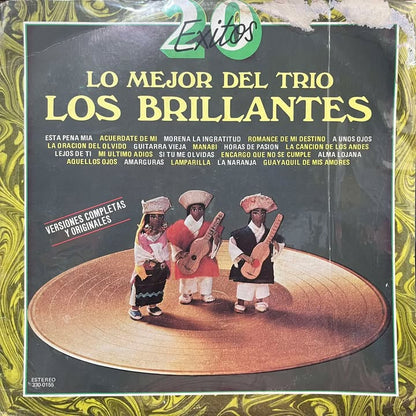 LOS BRILLANTES -20 EXITOS  LO MEJOR DEL TRIO LP (DE EPOCA)