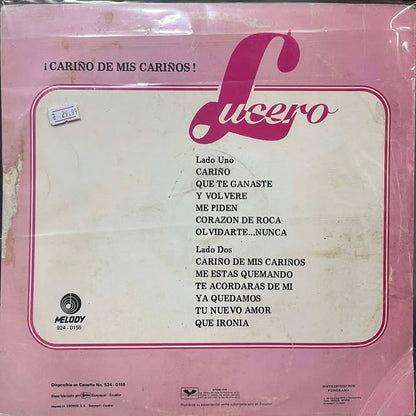 LUCERO - CARIÑO DE MIS CARIÑOS  LP (DE EPOCA)