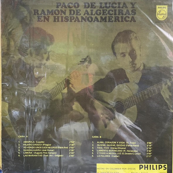PACO DE LUCIA - EN HISPANOAMERICA LP (DE EPOCA)