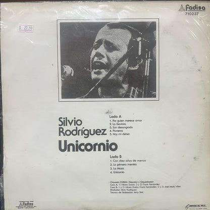 SILVIO RODRIGUEZ - UNICORNIO LP (DE EPOCA)