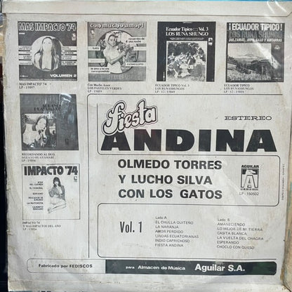 OLMEDO TORRES Y LUCHO SILVA - FIESTA ANDINA LP (DE EPOCA)